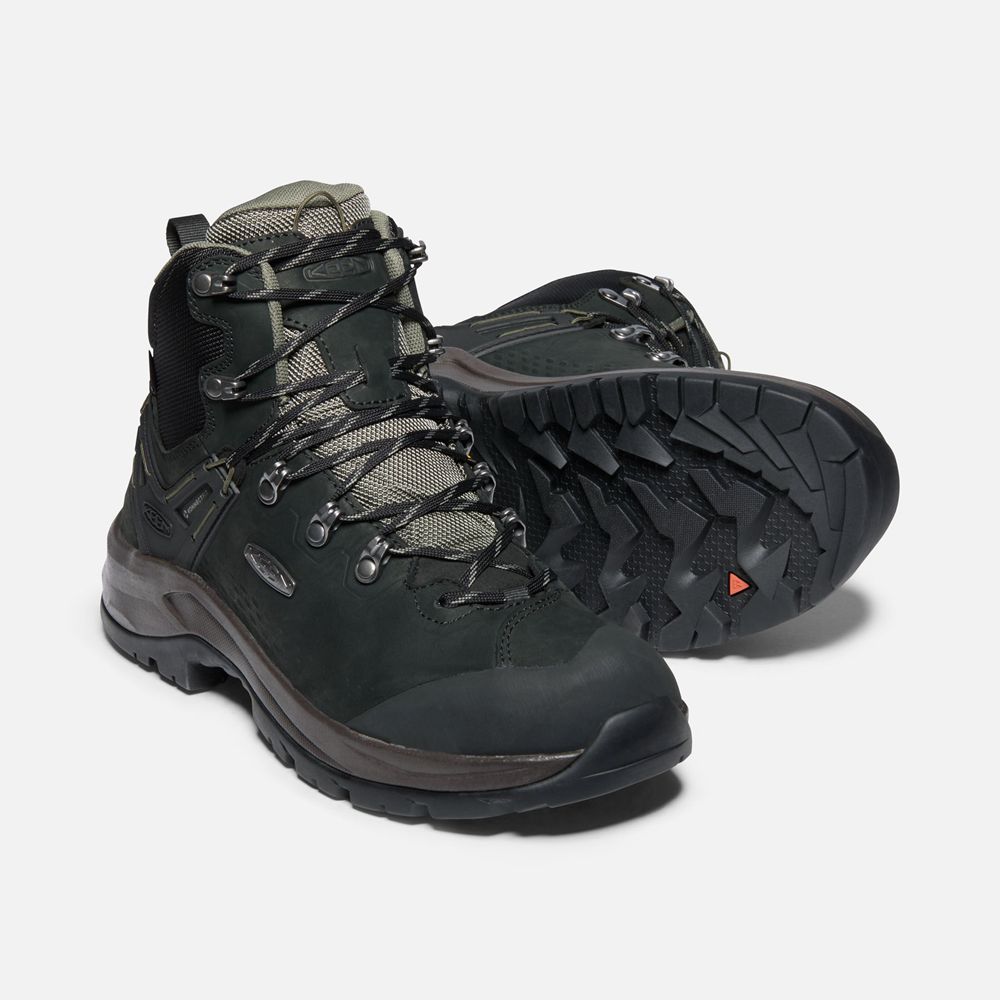 Botas de Seguridad Keen Mexico Negros - Hombre Wild Sky Waterproof - BM3694821